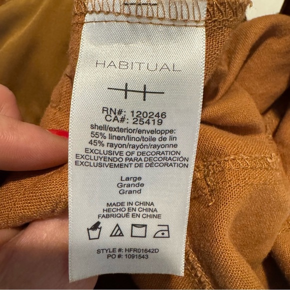 Habitual Brown Button-Front Romper - Picture 10 of 12